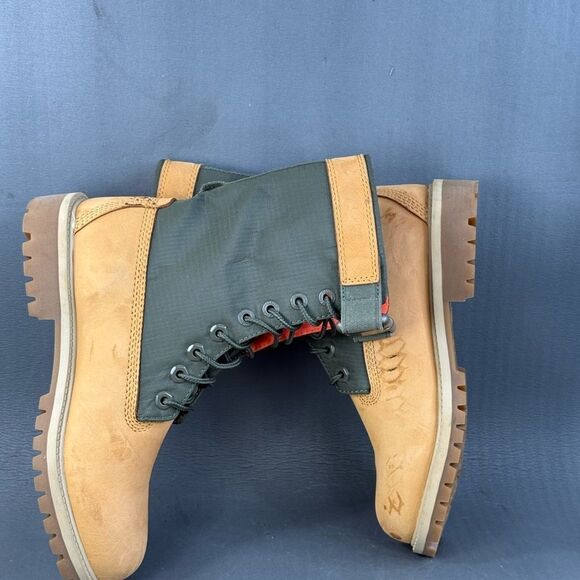 Timberland 6 Inch Premium Gaiter Boot Junior 'Wheat Green' youths size 4.5 - Picture 5 of 9